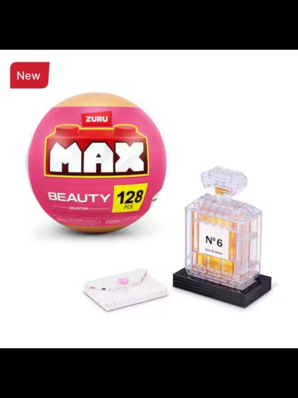Zuru MAX Beauty Surprise Ball with Mini Perfume Bottle - Pink/Yellow